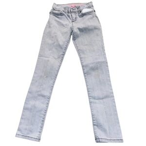 The Children's Place Girls Size 8 Gray Granite Wash Super Skinny Jeans
